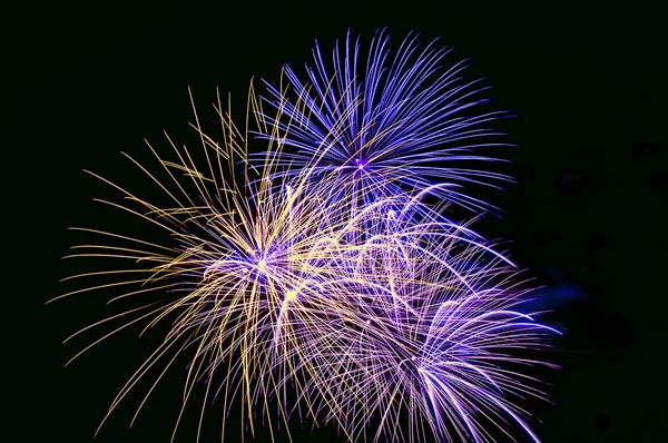 Saludos de fuegos artificiales — Foto de Stock