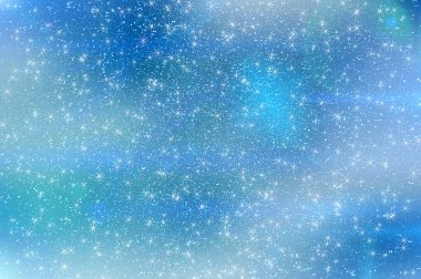 soyut yıldızlı gökyüzü kar taneleri bulutlar