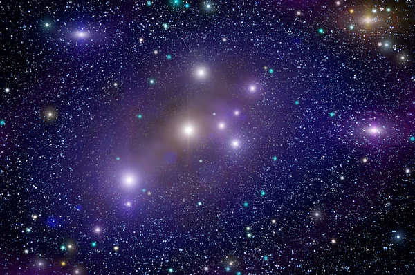 Deep Space Star Nebel — Stockfoto