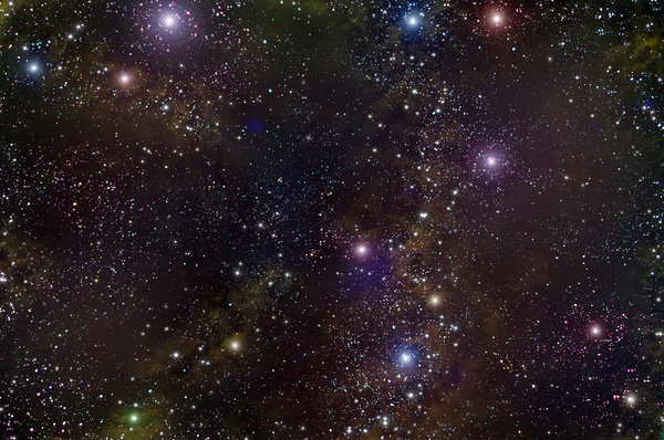 Туманность космических звёзд — стоковое фото