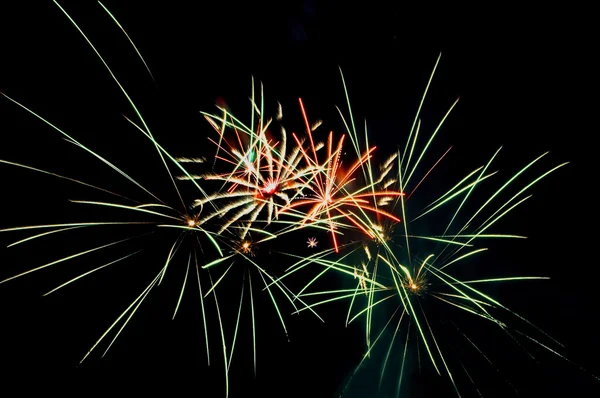 Fireworks salute — Stock Photo, Image