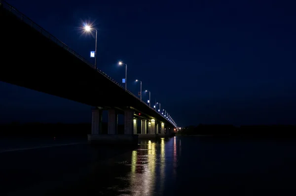 Bridge night lights — Stock Photo, Image