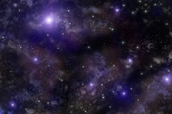 Universum rymden stjärnor nebulosa — Stockfoto