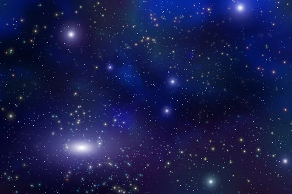 Туманность космических звёзд — стоковое фото
