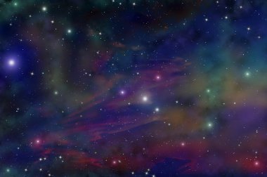 Evren derin uzay yıldız Bulutsusu