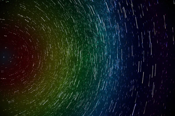 Star spår himmel utrymme — Stockfoto