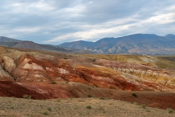 Montanhas estepe deserto cor — Fotografia de Stock