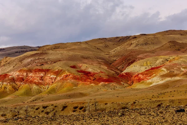 Góry stepów pustynnych kolorów — Zdjęcie stockowe