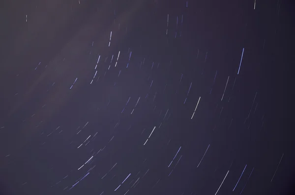 Stern verfolgt Himmel Raum — Stockfoto