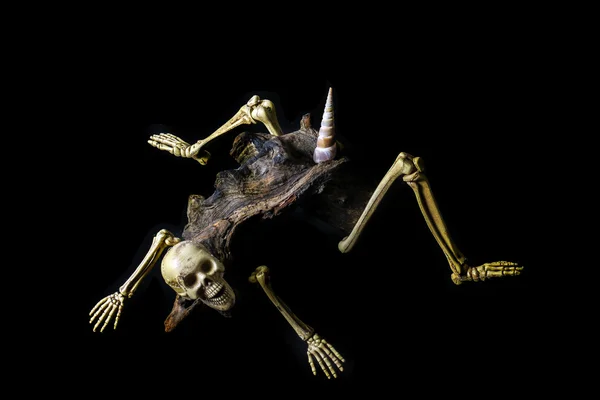 Esqueleto fantasma residente mal . Imagem De Stock