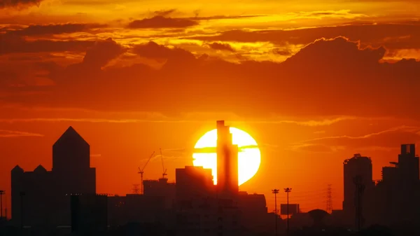 Abenddämmerung in Thailand. — Stockfoto