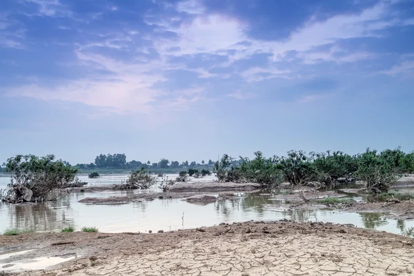 Krajobraz Rzeka Tajlandia . — Zdjęcie stockowe