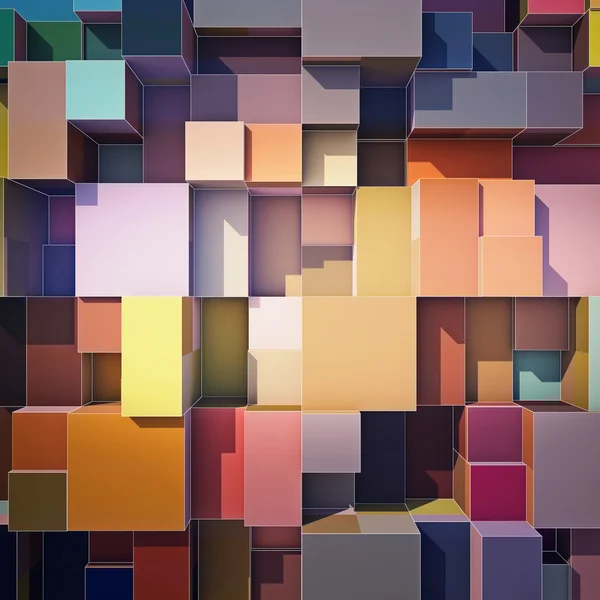 Cubos fondo abstracto —  Fotos de Stock