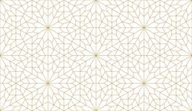 Otantik Arap tarzında kusursuz vektör deseni.