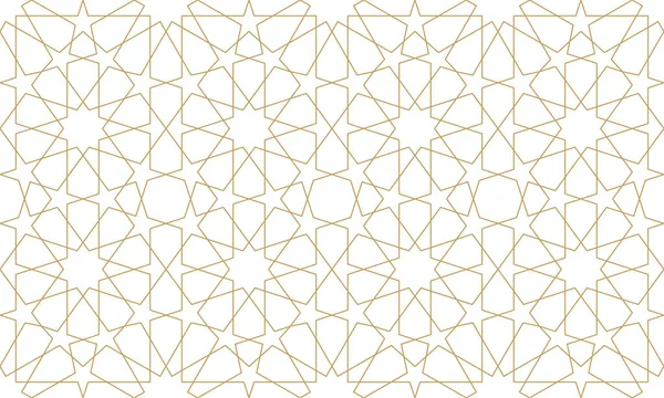 Bezproblémový originální vzor v autentickém arabském stylu. — Stockový vektor