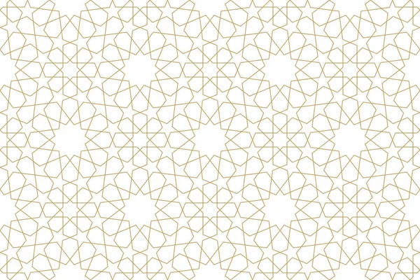 Bezproblémový originální vzor v autentickém arabském stylu. — Stockový vektor