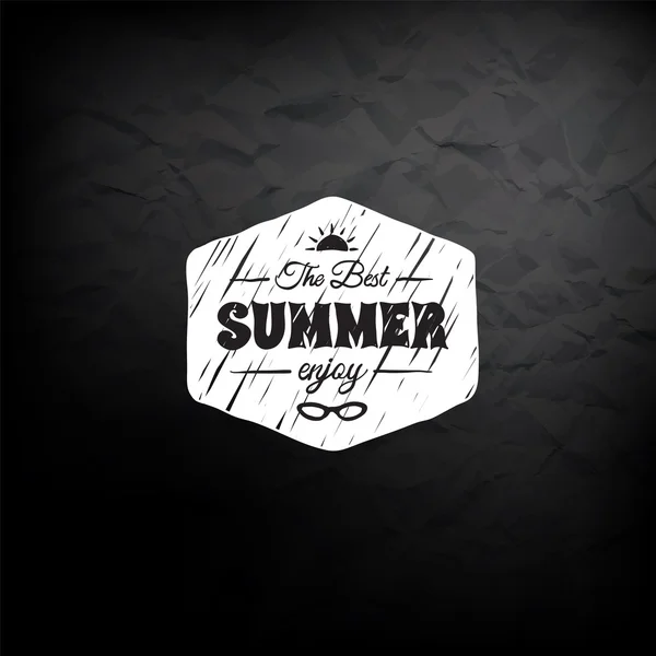 Retro summer label — Stock Vector