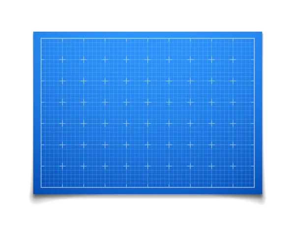 Blue isolated square grid with shadow — Stock Vector