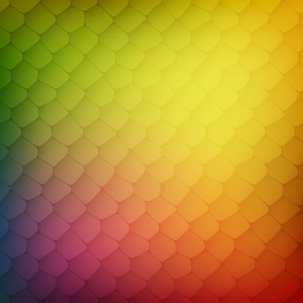 抽象的な背景が色付きのセル — ストックベクタ