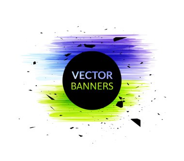 mürekkep patlama afiş tasarım şablonu