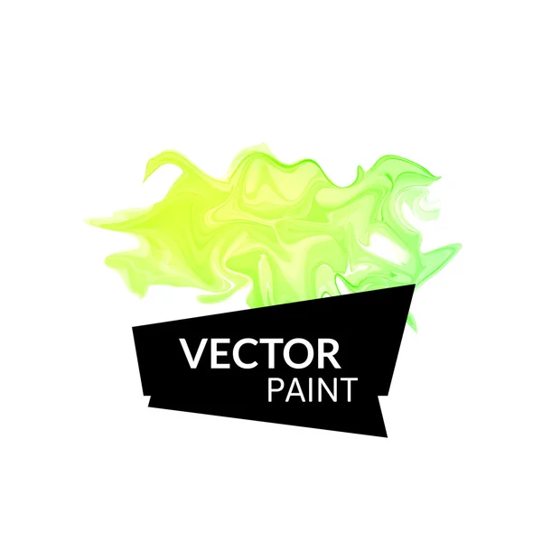 Virtuelle Technologie spritzt Farbe — Stockvektor
