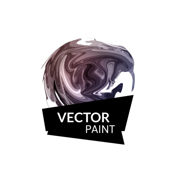 Technologie virtuelle peinture éclaboussante — Image vectorielle