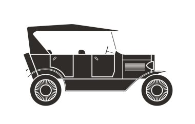 Retro cabriolet otomobil