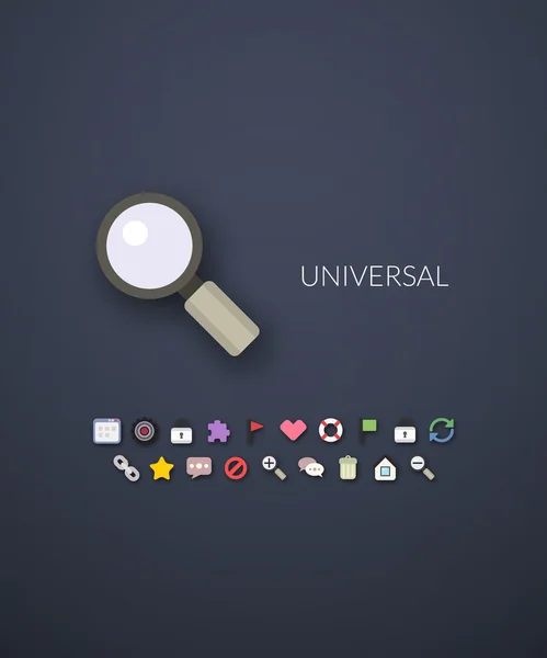 Iconos universales — Archivo Imágenes Vectoriales