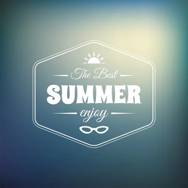 Sommar design kort — Stock vektor