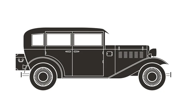 Retro car — Stock Vector