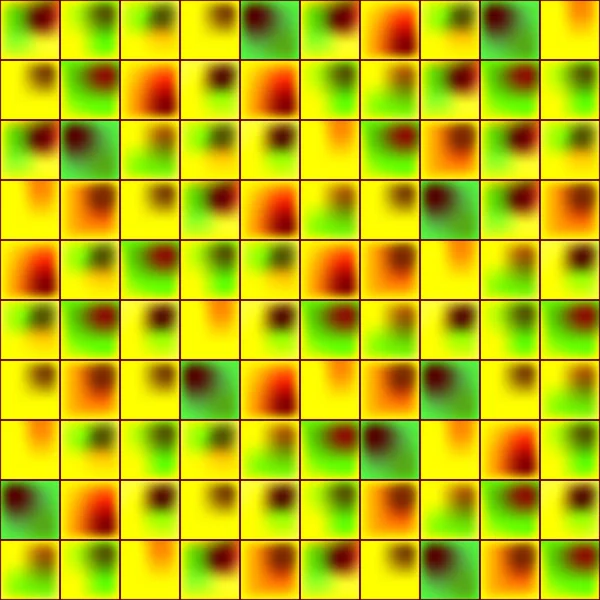 Grade de células quadradas de mosaico — Vetor de Stock