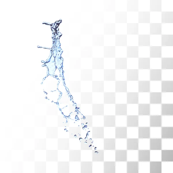 青い水のスプラッシュ ベクターグラフィックス