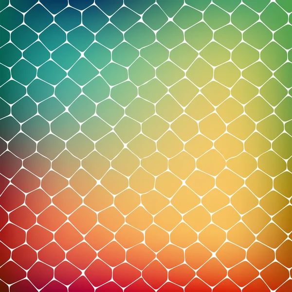 Abstrakt bakgrund av färgade celler — Stock vektor