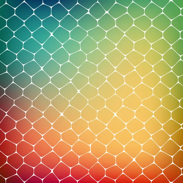 Fundo abstrato de células coloridas — Vetor de Stock