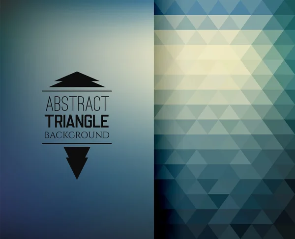 Padrão de mosaico retro de formas triangulares geométricas —  Vetores de Stock
