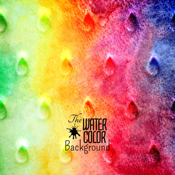 Colore arcobaleno disegnato a mano — Vettoriale Stock