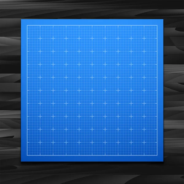 Grama quadrada azul na textura da madeira — Vetor de Stock