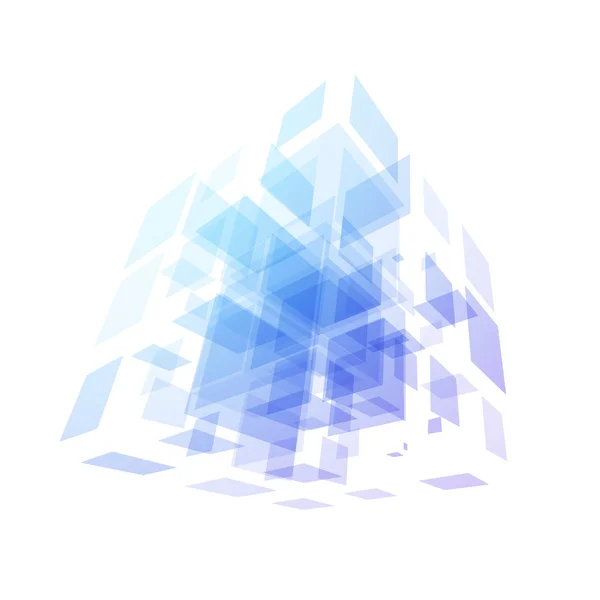 Cube geometry construction icon — Stock Photo, Image