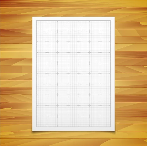 White isolated square grid — Stock Vector