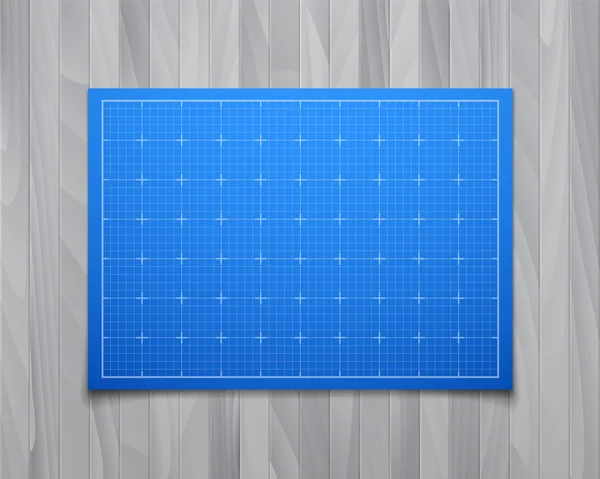 Blue isolated square grid — Stock Vector