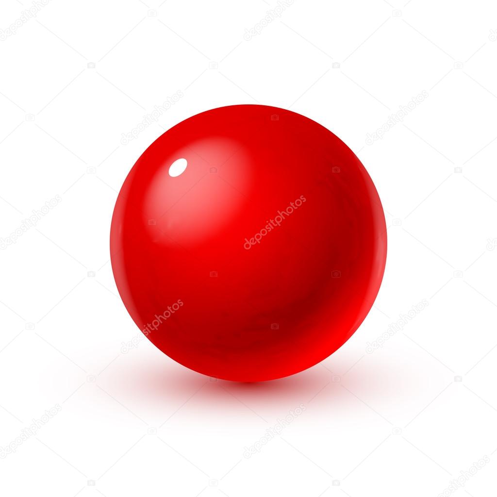 Glass sphere with blood, game hp logo, health with mirror surface, vector illustration