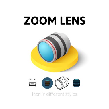 Farklı tarzda vınlamak mercek simgesi