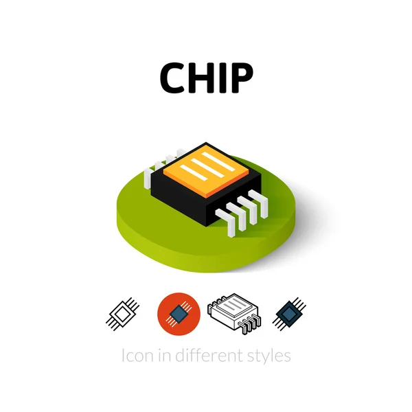 Ikona chip w innym stylu — Wektor stockowy