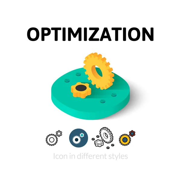 Optimization icon in different style — Stock Vector