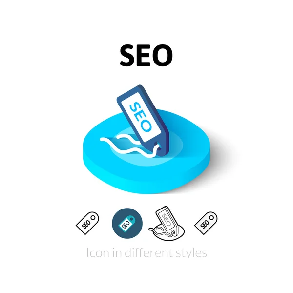 SEO - optimalizace ikona vyhledávač — Stockový vektor