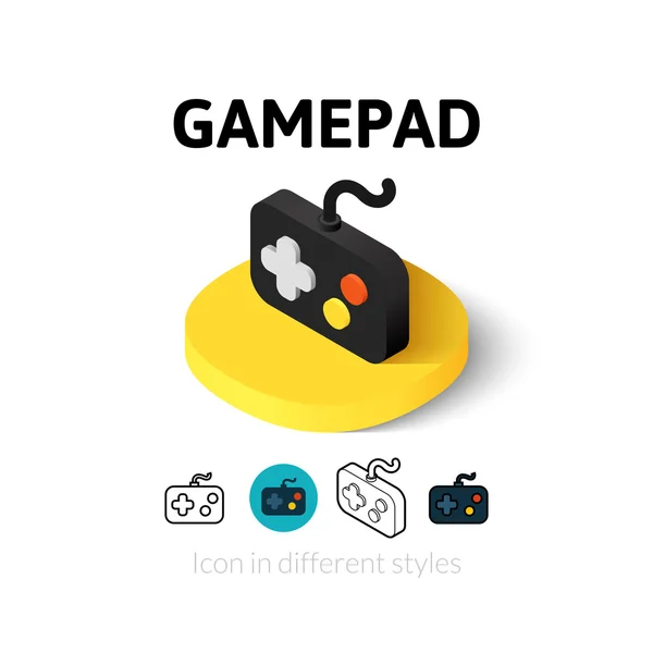 Icono de Gamepad en estilo diferente — Vector de stock