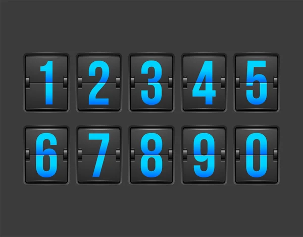 Countdown timer scoreboard — Wektor stockowy