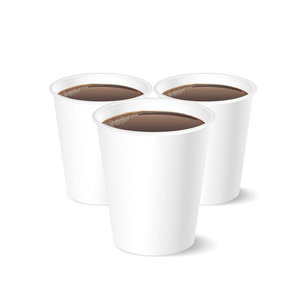 Disposable coffee cups
