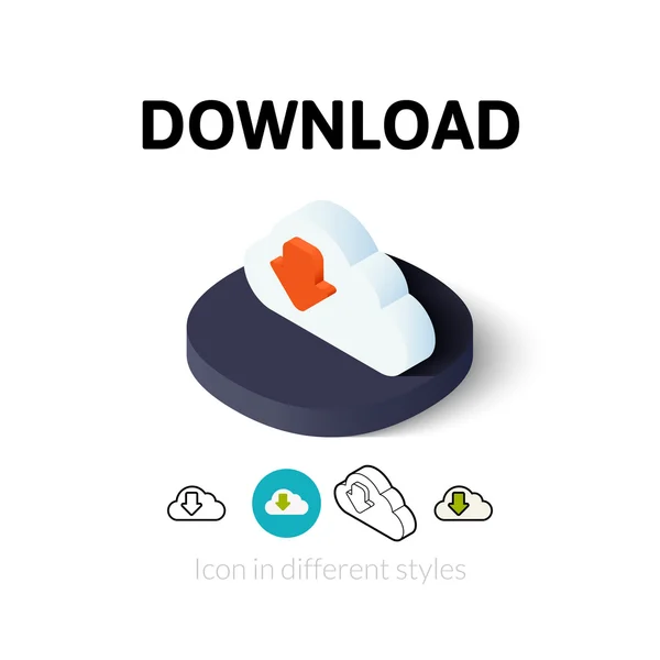 Download simge farklı tarzı — Stok Vektör