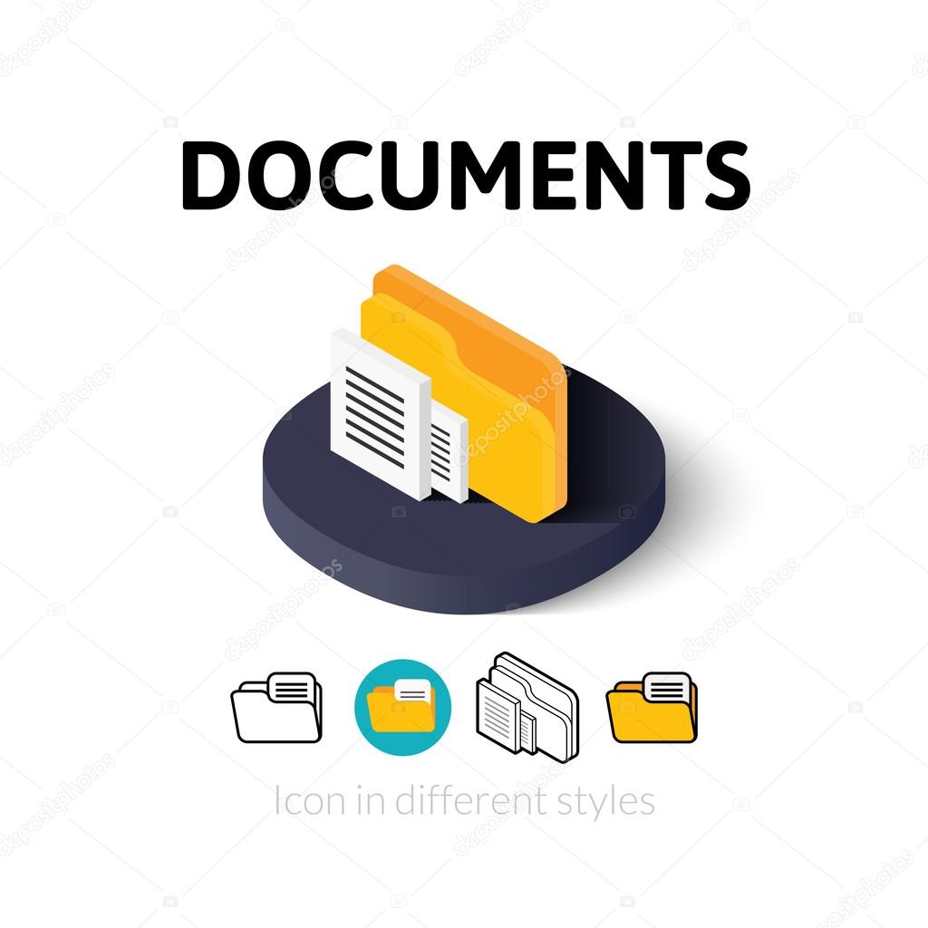 Documents icon in different style